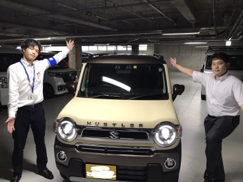 ハスラーJスタイルⅡターボ試乗車がやってきた！